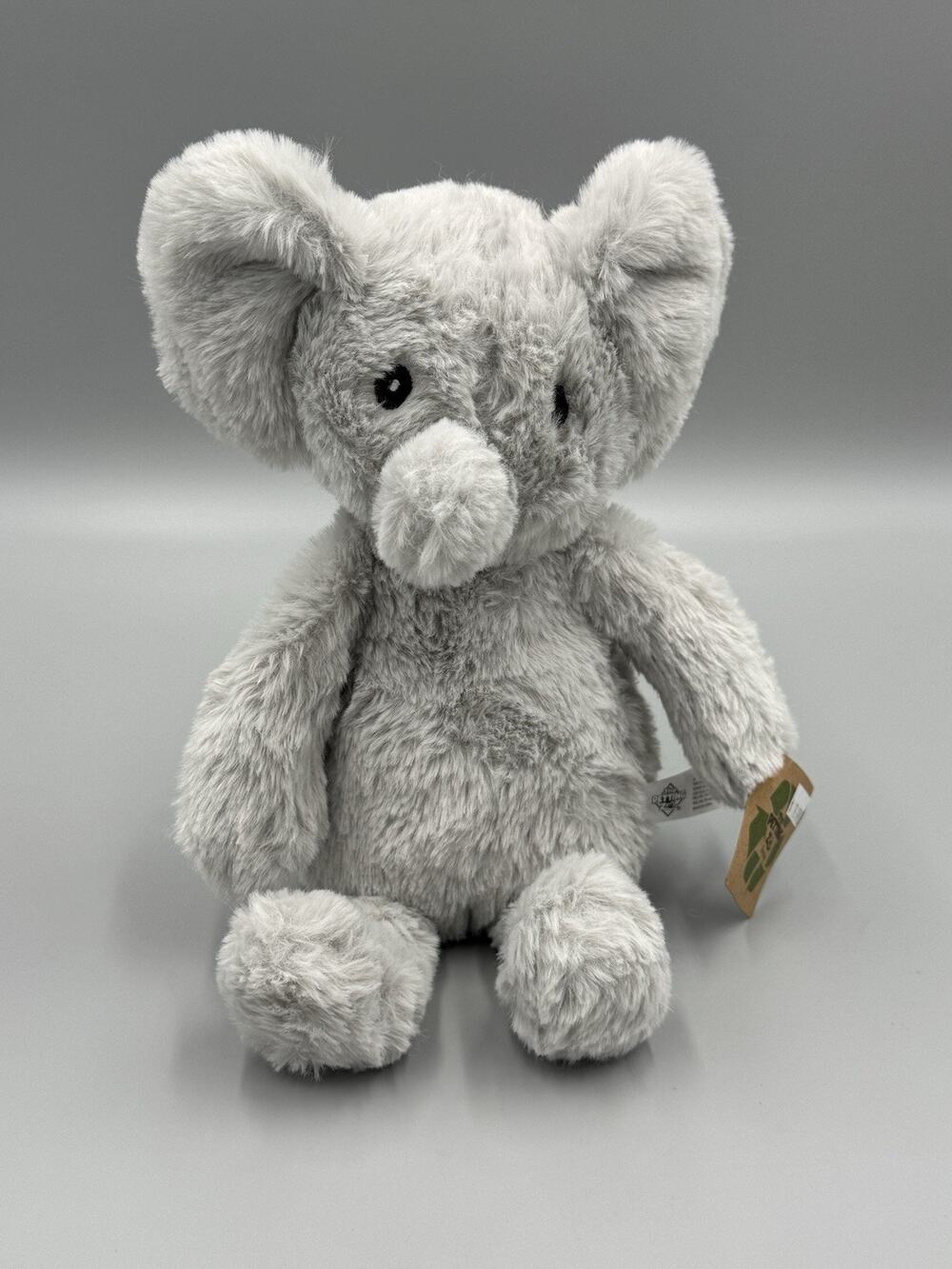 Gray Elephant Plush 11” Stuffed Animal Petting Zoo